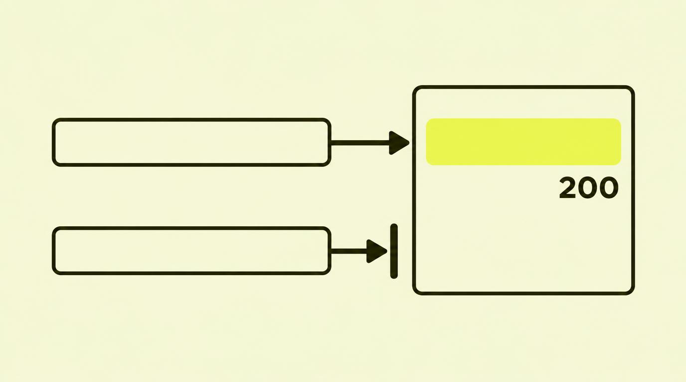 One URL is checked and enters the index, while another stops short.