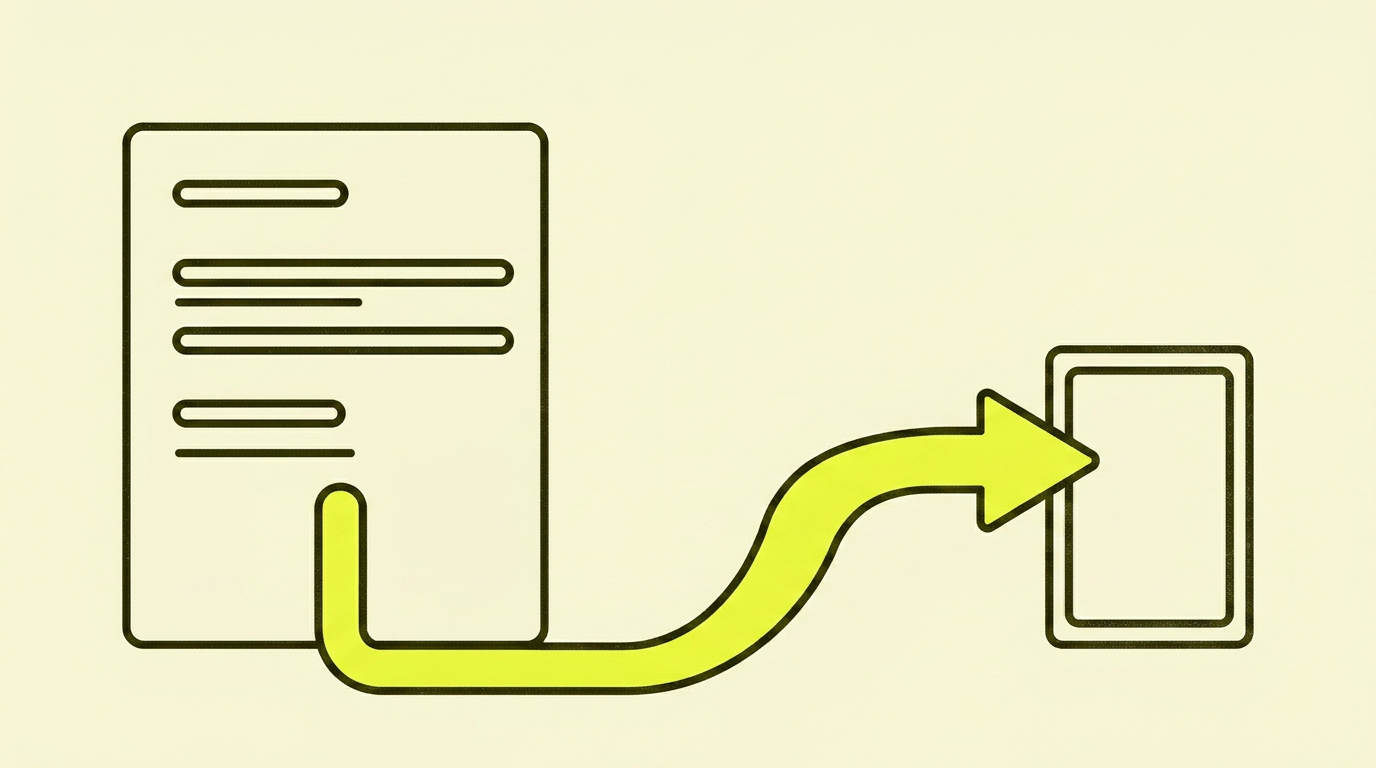 Outlined regelblokk med tre linjer merket User-agent, Disallow og Sitemap, og en gulfylt pil ut mot en outlined sitemap-frame.