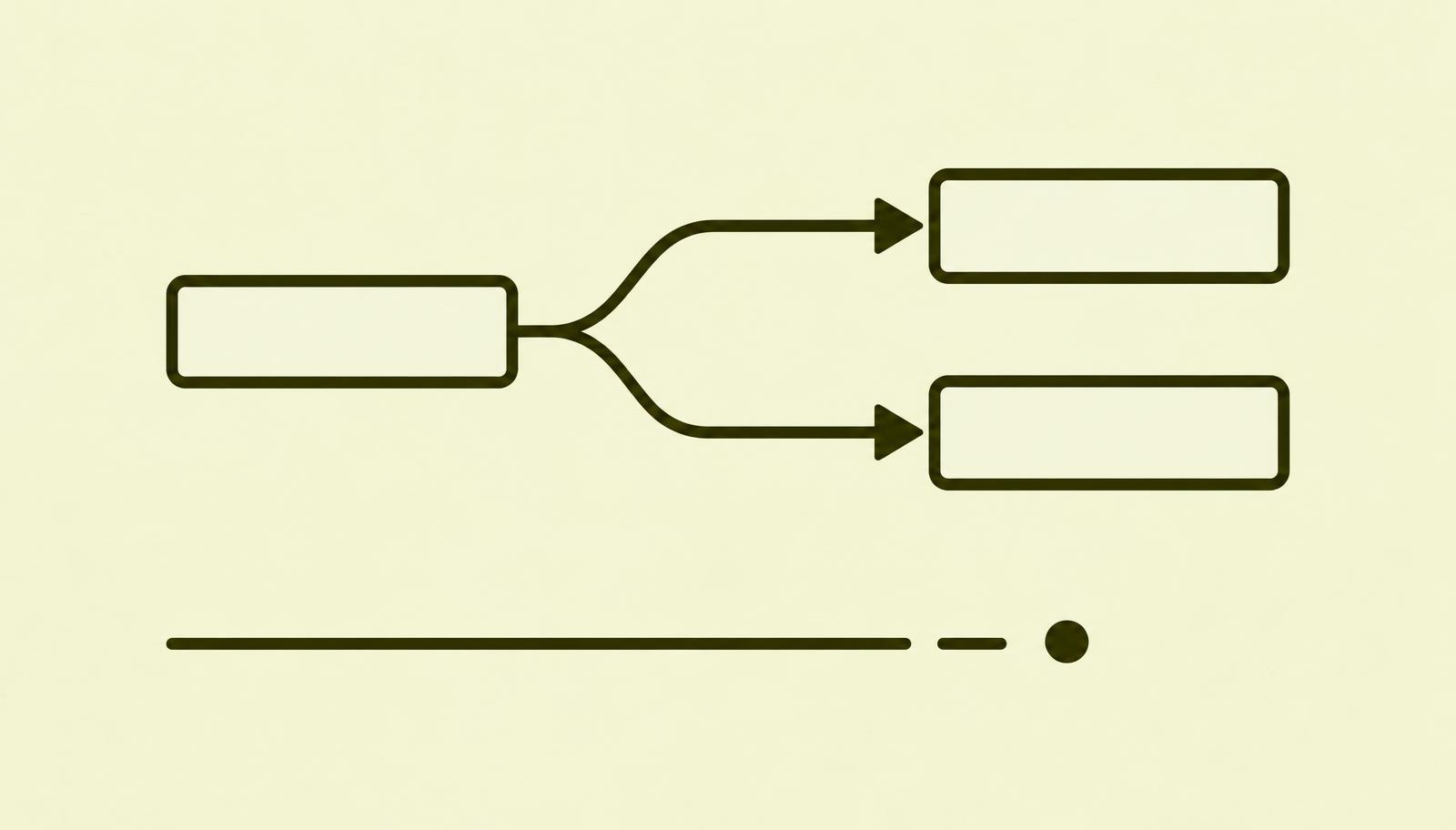 An event splits into two identical tracks, whilst another track loses its connection.